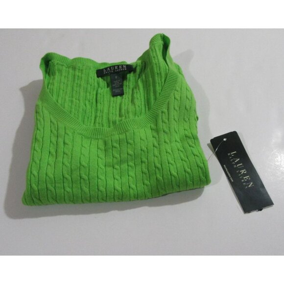 Lauren Ralph Lauren Womens Lightweight Cable Knit Sweater Shirt Size Small NWT - Picture 4 of 4